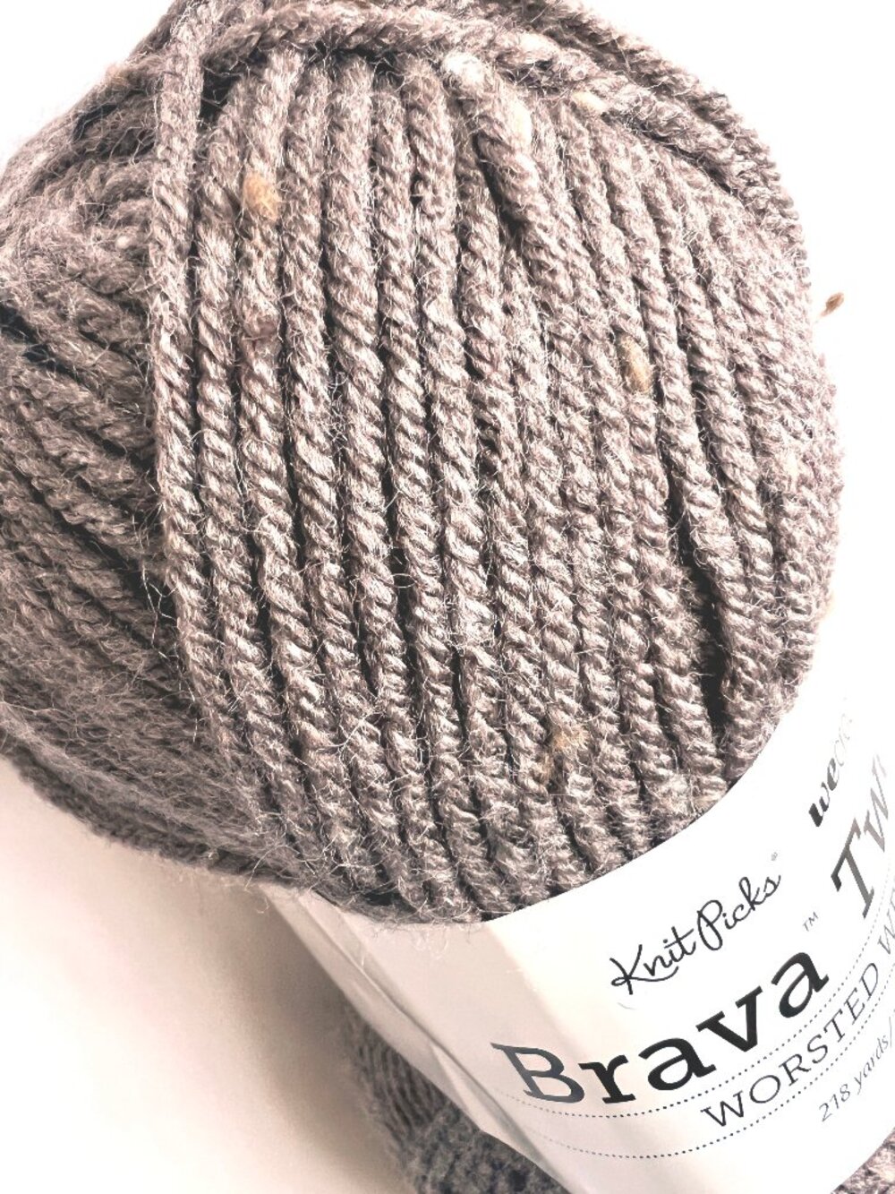 LOT OF 8, Brava Tweed Yarn by Knit Picks, Color Mink - Picture 2 of 11